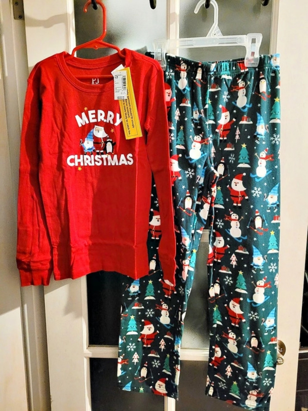 PJ Christmas Pajama Set Large NWT